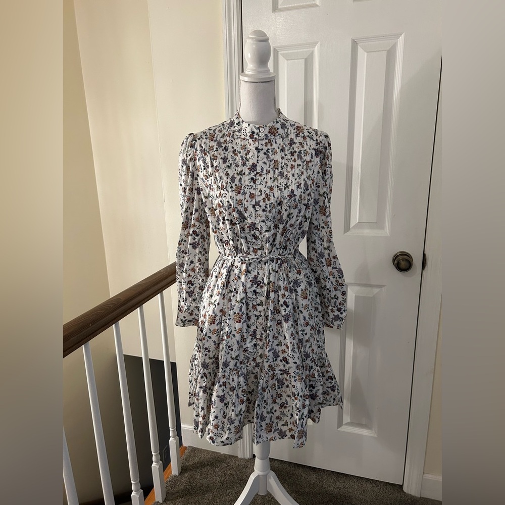 Anthropologie English Factory Long Sleeve Pintuck Smocked Dress NWT!* - Picture 2 of 16